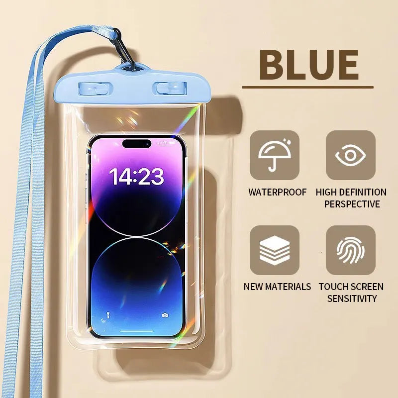 Waterproof Phone Pouch - Universal Dry Bag for Swimming & Diving