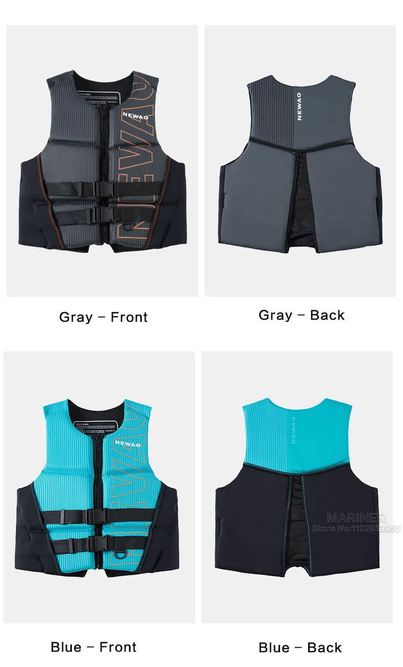 Neoprene Impact Vest - CE Approved Wakesurf & Watersports Comp Vest