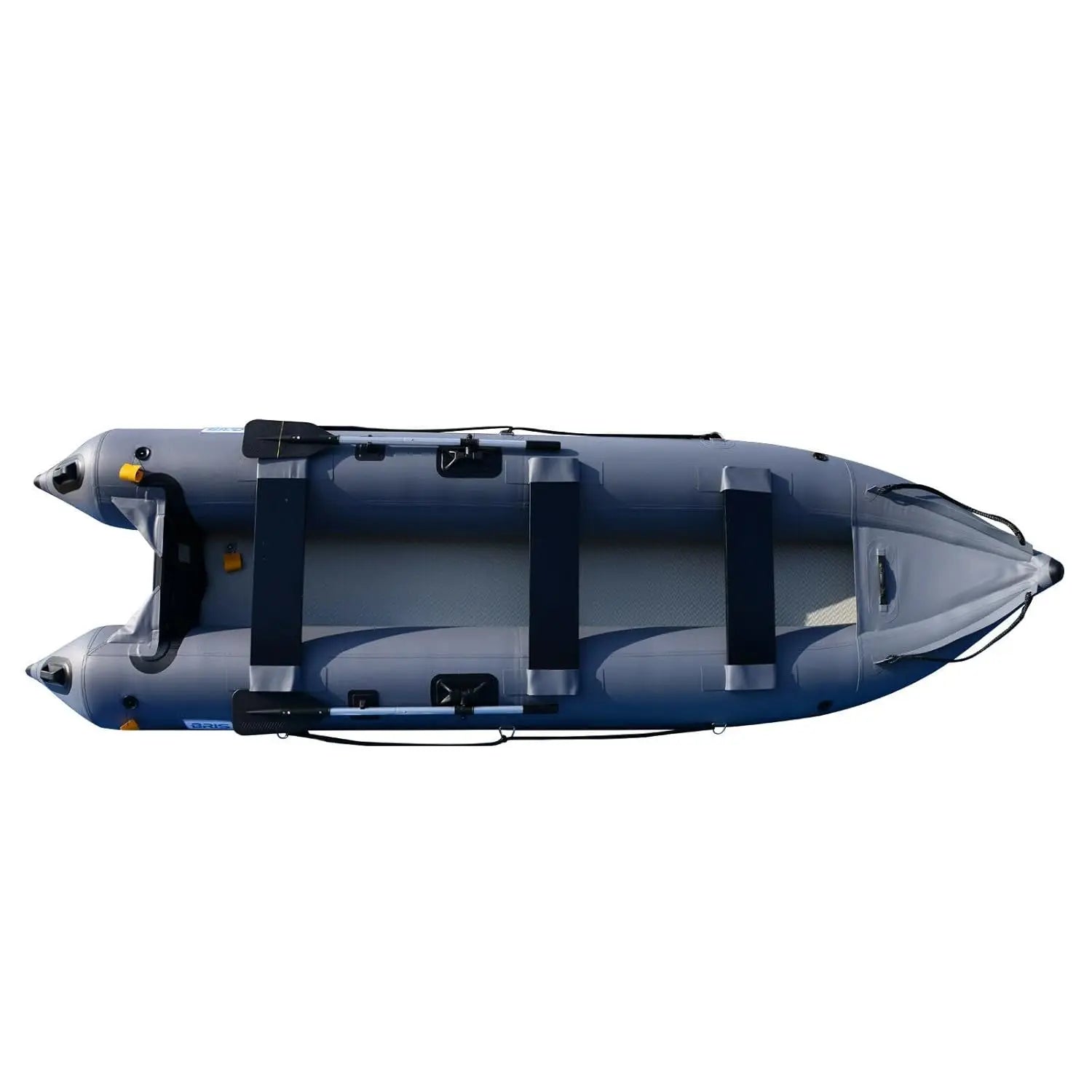 14.1ft Inflatable 3-Person Fishing Boat 1100D PVC Kayak Canoe