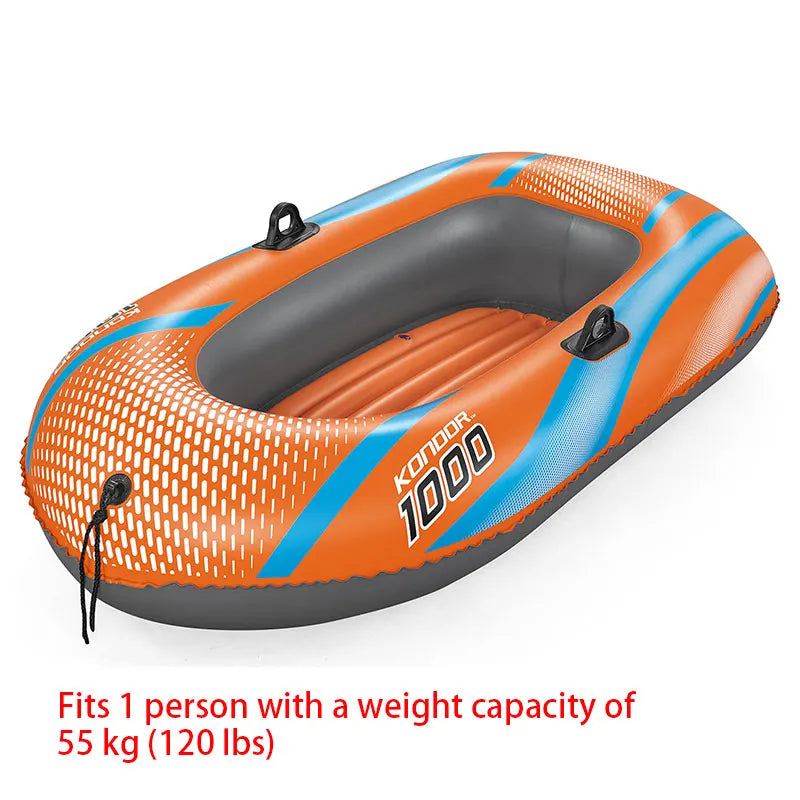 Inflatable Kayak Heavy Duty PVC Boat for Rafting & Adventure