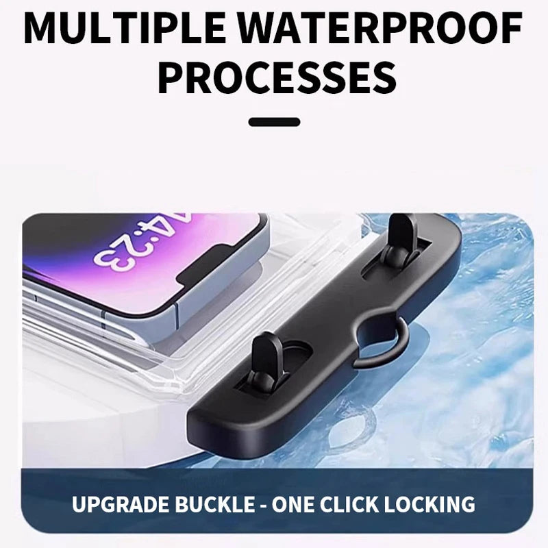 Waterproof Phone Pouch - Universal Dry Bag for Swimming & Diving