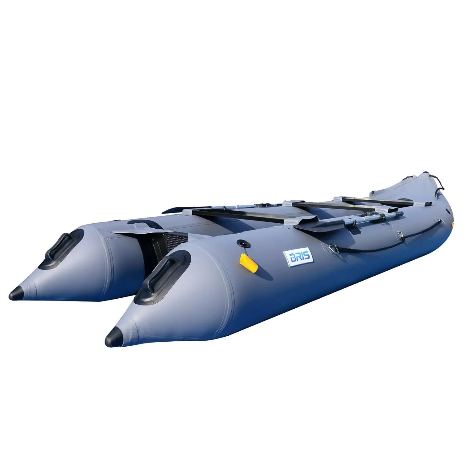 14.1ft Inflatable 3-Person Fishing Boat 1100D PVC Kayak Canoe