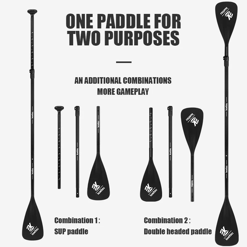 KOETSU 2-in-1 Adjustable Aluminum SUP & Kayak Paddle