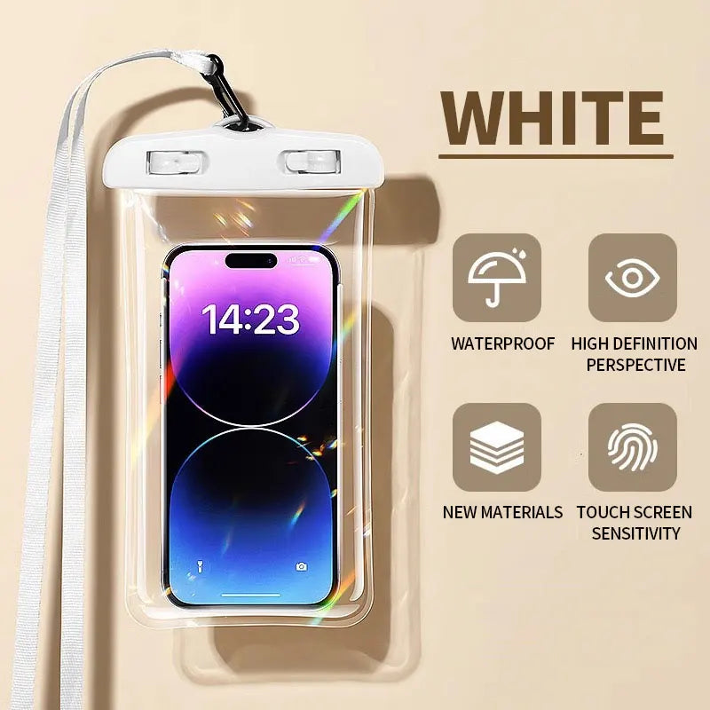 Waterproof Phone Pouch - Universal Dry Bag for Swimming & Diving