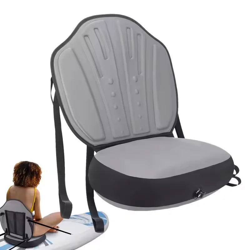 Inflatable Kayak Seat - Adjustable SUP Paddleboard Cushion