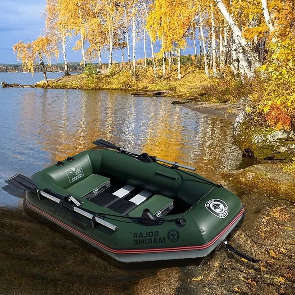 2-Person Inflatable Kayak - 6.5ft PVC Fishing Boat