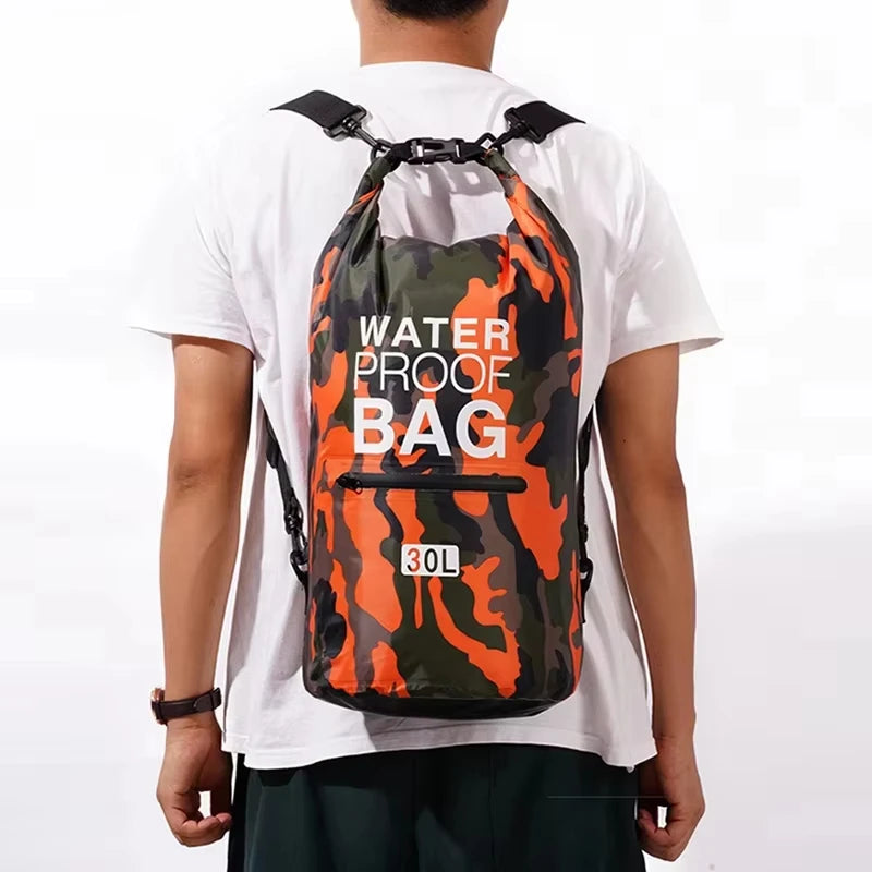 Waterproof PVC Dry Bag Backpack for Kayaking & Swimming