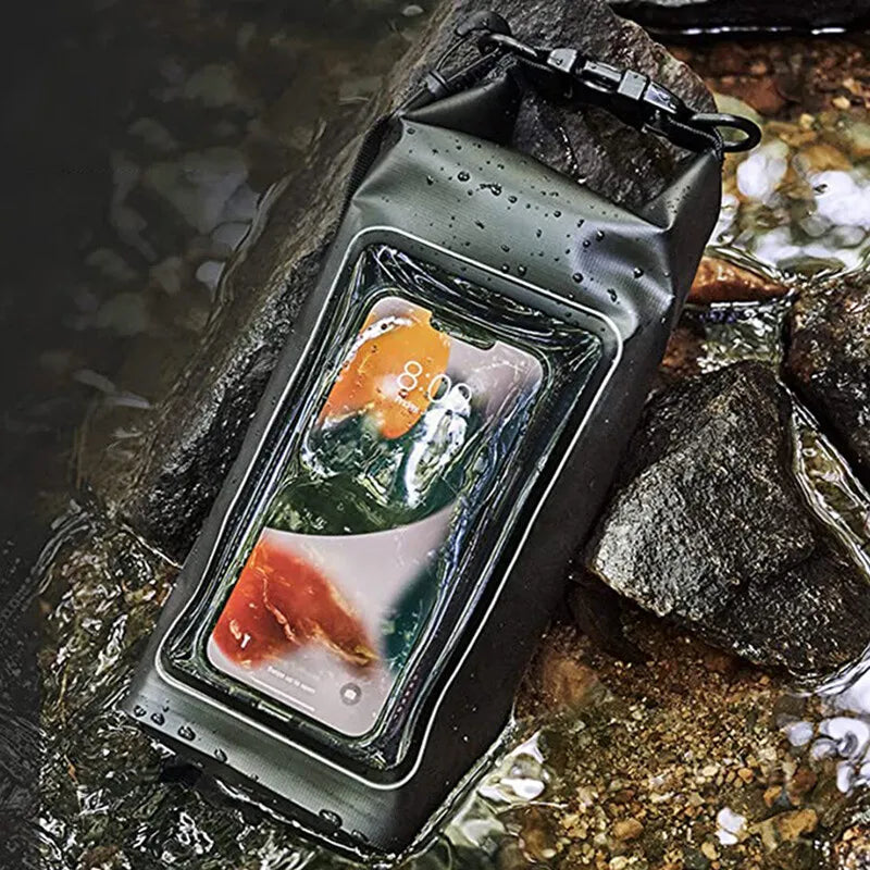 Waterproof PVC Dry Bag with Touch Screen for Kayaking & Swimming