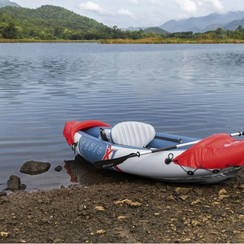 Inflatable Kayak Durable PVC Fishing Raft for Single or Tandem Use