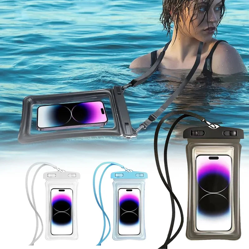 Universal Floating Waterproof Phone Pouch for Swimming & Diving