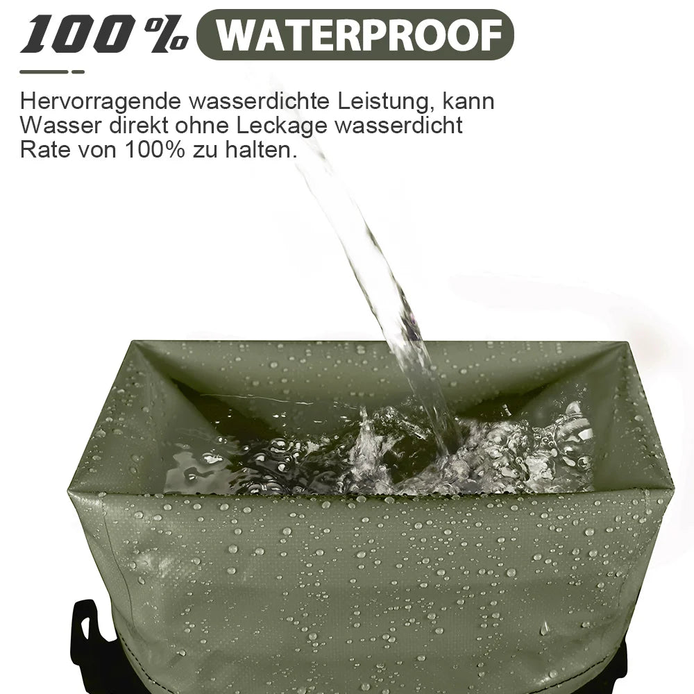 35L Waterproof Dry Bag Backpack PVC for Kayaking & Water Sports